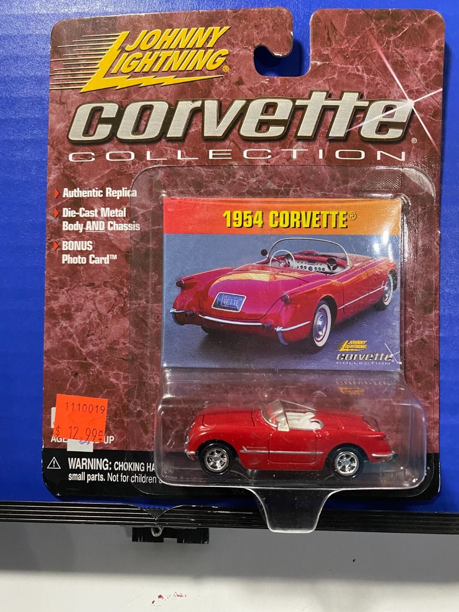1/64 JOHNNY LIGHTNING 1954 CHEVROLET CORVETTE RED | eBay