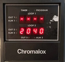 2040-11400 CHROMALOX  DUAL LOOP CONTROLLER MICRO PROCESSOR BASED CONTROLLER