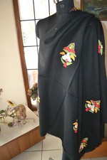 INDIAN RAJASTHANI ARTISTIC 100 PURE WOOL PASHMINA SHAWL TRIBAL ART 9 DESIGN
