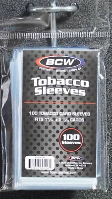 tobacco card sleeves Ultra Pro Clear Sized (100 Sleeves) – Lefty's Sports Ultra clear Tobacco Card Sleeves