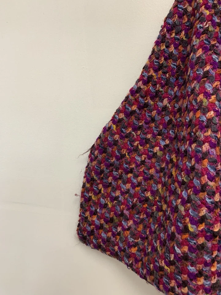 复古 Jeanne Scammell 设计师 Weaver Cardigan Cape — 第 2/4 张图片