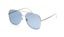 Fendi FF0378GS 0378/G/S KUF8N Palladium Azure Roma Amor Hologram Sunglasses
