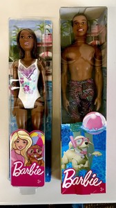 barbie and ken black