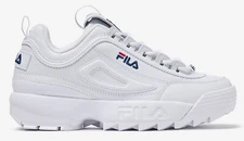 Fila Disruptor ll Premium - 5FM00002-125 - White / Navy / Red - WOMEN'S