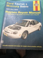 Haynes 36075 Ford Taurus &Mercury Sable Repair Manual L2
