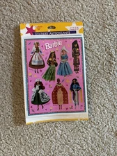 Vintage 1996 Hallmark BARBIE Stickers Around The World 2 / 4 Sheets