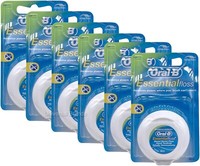Oral B Essential Waxed Mint Essential Dental Floss 50meter Length