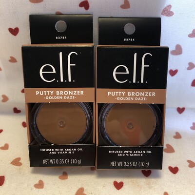 2x e.l.f. Putty Bronzer Golden Daze.