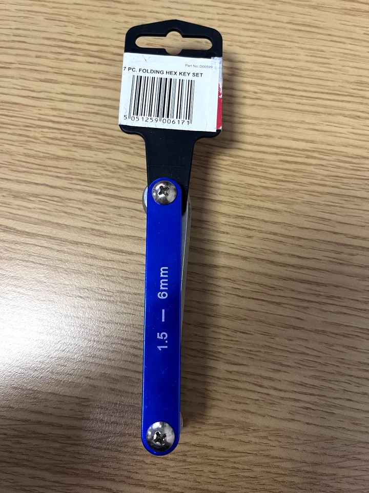 Duratool 7Pc Folding Hex Key Set - Image 3 of 4