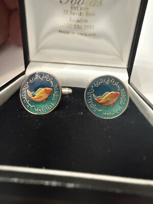 Saville Row Custom Made  By Tobias Jewelry UAE 5 Fils  Hammour  Cufflnks