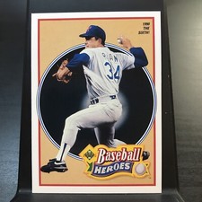 RANGERS NOLAN RYAN 1990 UPPER DECK BASEBALL HEROES #16 OF 18