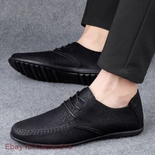 Men Leather Shoes Pu Shoes Breathable Male Driving Shoes Men Flats Shoes