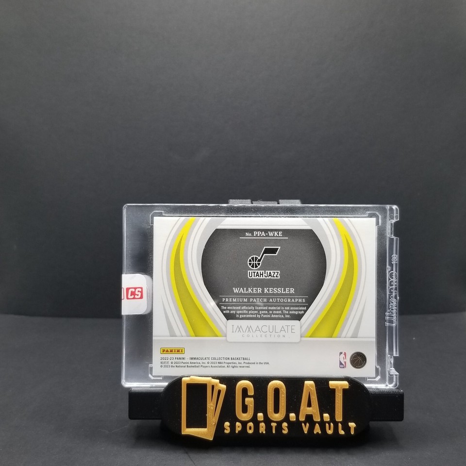 Walker Kessler 202223 Immaculate RC Patch Autographs /10 eBay