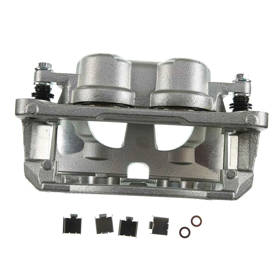 4 件制动卡钳带支架适用于道奇 Ram 2500 3500 2009 - 2018 前后 — 第 3/4 张图片