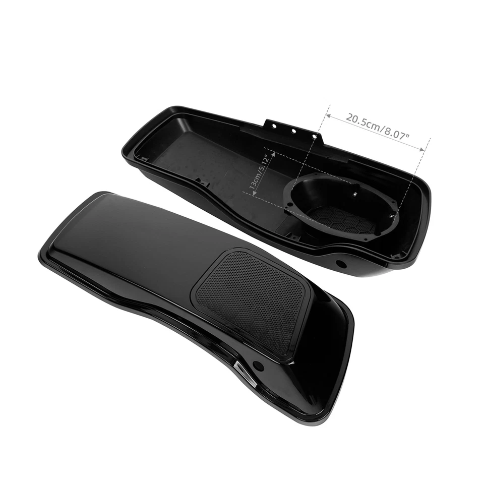 6x9" Speaker Lids Fit For Harley Saddlebags Street Road King Glide 2014-2023 New - Image 3 of 4