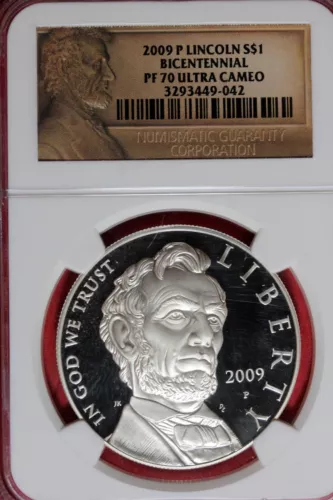 2009 - NGC PF70 ULTRA CAMEO BICENTENNIAL LINCOLN DOLLAR!!  #B48292