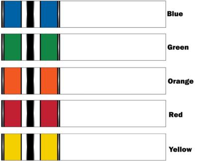 White Water Archery Traditional 20 White Crest Arrow Wraps 15 pc Length Width