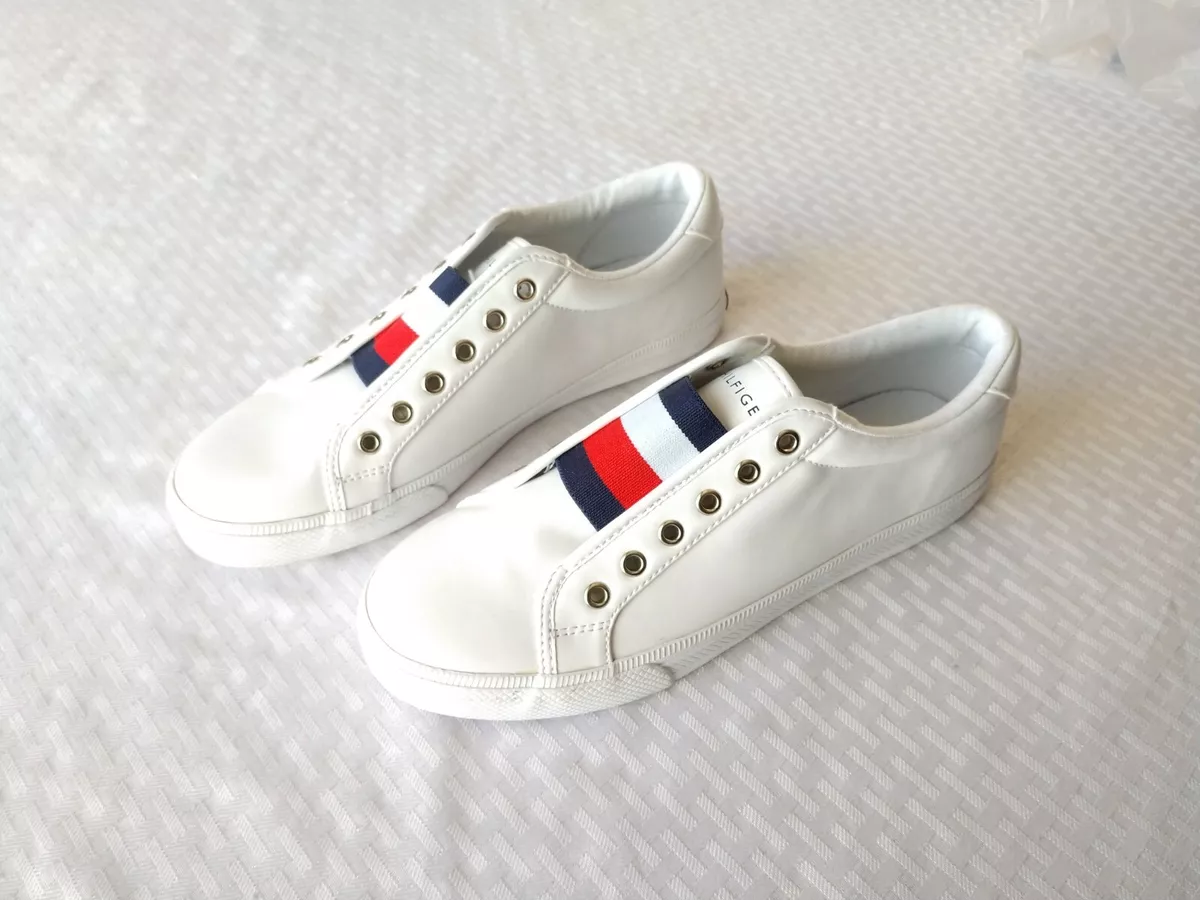 Tommy Hilfiger Laven Slip On Tennis No Laces Elastic 8 M | eBay