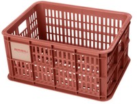 Recycelter Fahrradkasten Basil Crate S 17.5 Liter 29 X 39 X 20 Cm - Terra Red