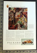 1931 PACKARD RENAISSANCE ITALY CELLINI KNIGHT ARMOR BAUMGAUTERNER AUTO AD 35999