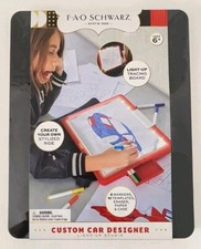 FAO Schwarz Custom Car Designer Tracing LED Tablet with tire texture case New