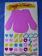 VINTAGE SANDYLION DESIGN A SWEATSHIRT STICKER SHEET