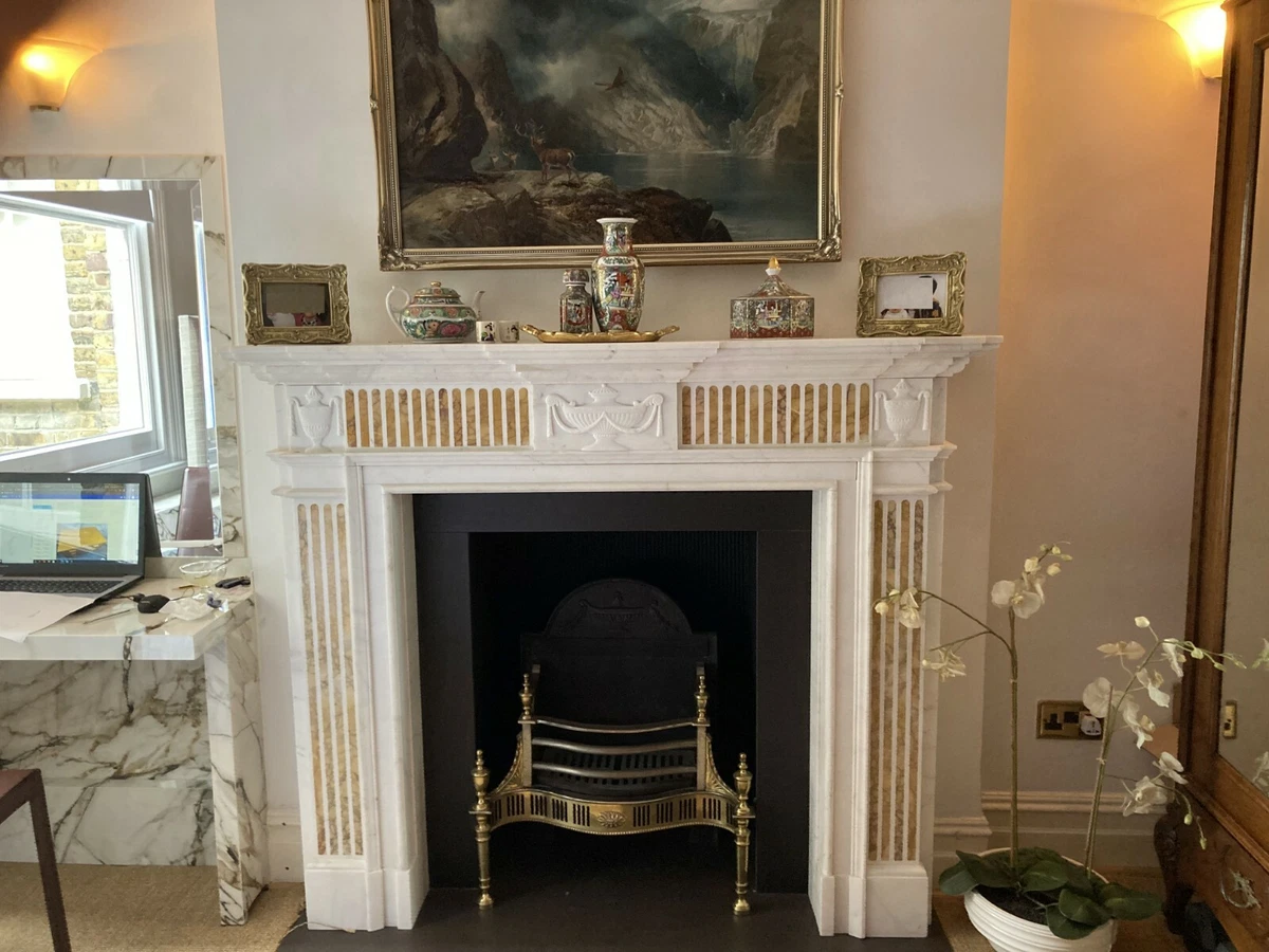 Adam Style Fireplace Surround (only) in Marble | eBay