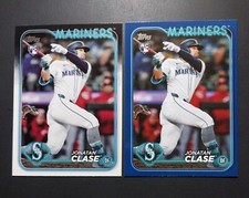 2024 Topps Update JONATAN CLASE RC Blue Border & Base #US35 Rookie Mariners