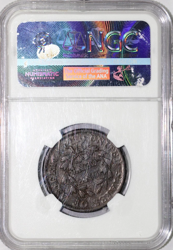 1803 1c Draped Bust Large Cent NGC F 12 EX; LUER - Image 4 of 4