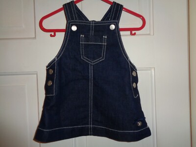 Jasper Conran Mädchen Denim Latzkleid - 3-6 Monate