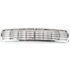 Grille For 91-96 Chevrolet Caprice Chrome Plastic Grille For 91-96 Chevrolet Caprice Chrome Plastic