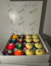 ARAMITH - SALUC PHENOLIC RESIN - THE BELGIUM BILLARD BALL SET OF 16