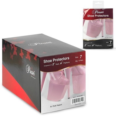 Pleaser Shoe Protectors For 8 Inch Heels Size 7 Sp-8H-Bp Heel