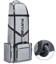 Golf Travel Bag with Wheels,Golf Travel Case for Airlines - Gray