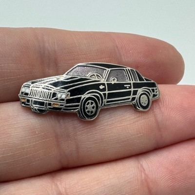 Vintage Buick Grand National Black Sedan Lapel Pin 1980s Enamel Classic Car GNX