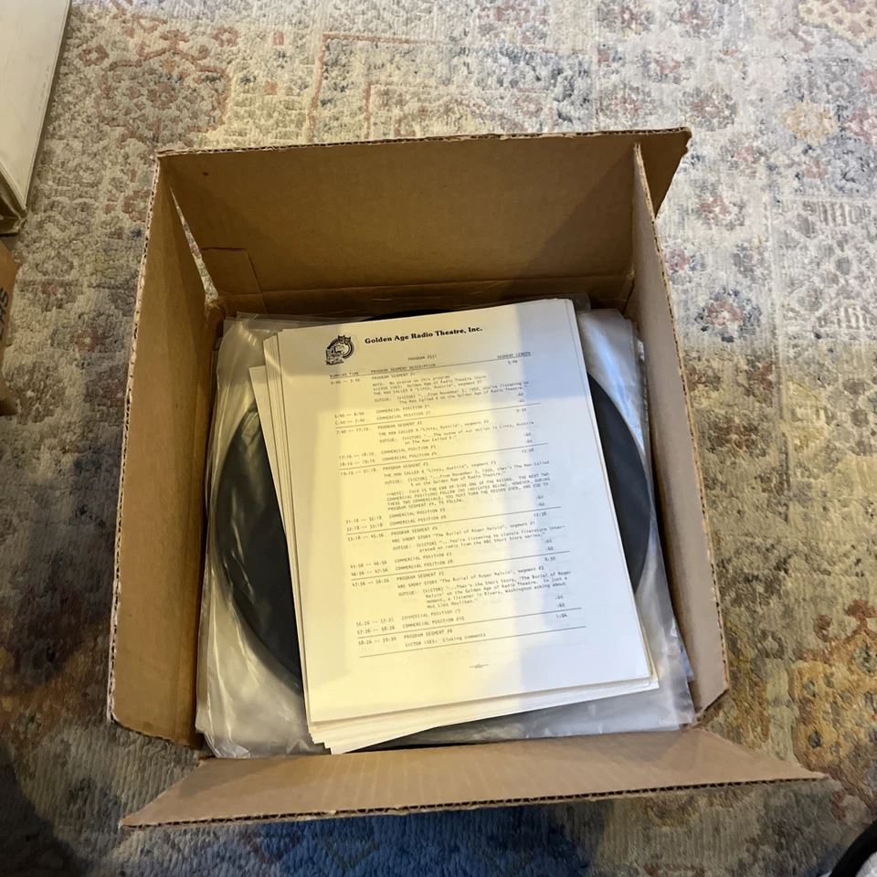 GOLDEN AGE OF RADIO THEATRE VINYL RECORDS - Program 531 Through 570 Foto 4 de 4