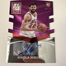 2014-15 Panini Elite Nikola Mirotic RC Auto 20/99 #21 Bulls