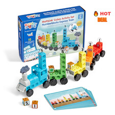Image of hand2mind Numberblocks Express Train MathLink Cubes Activity Set New