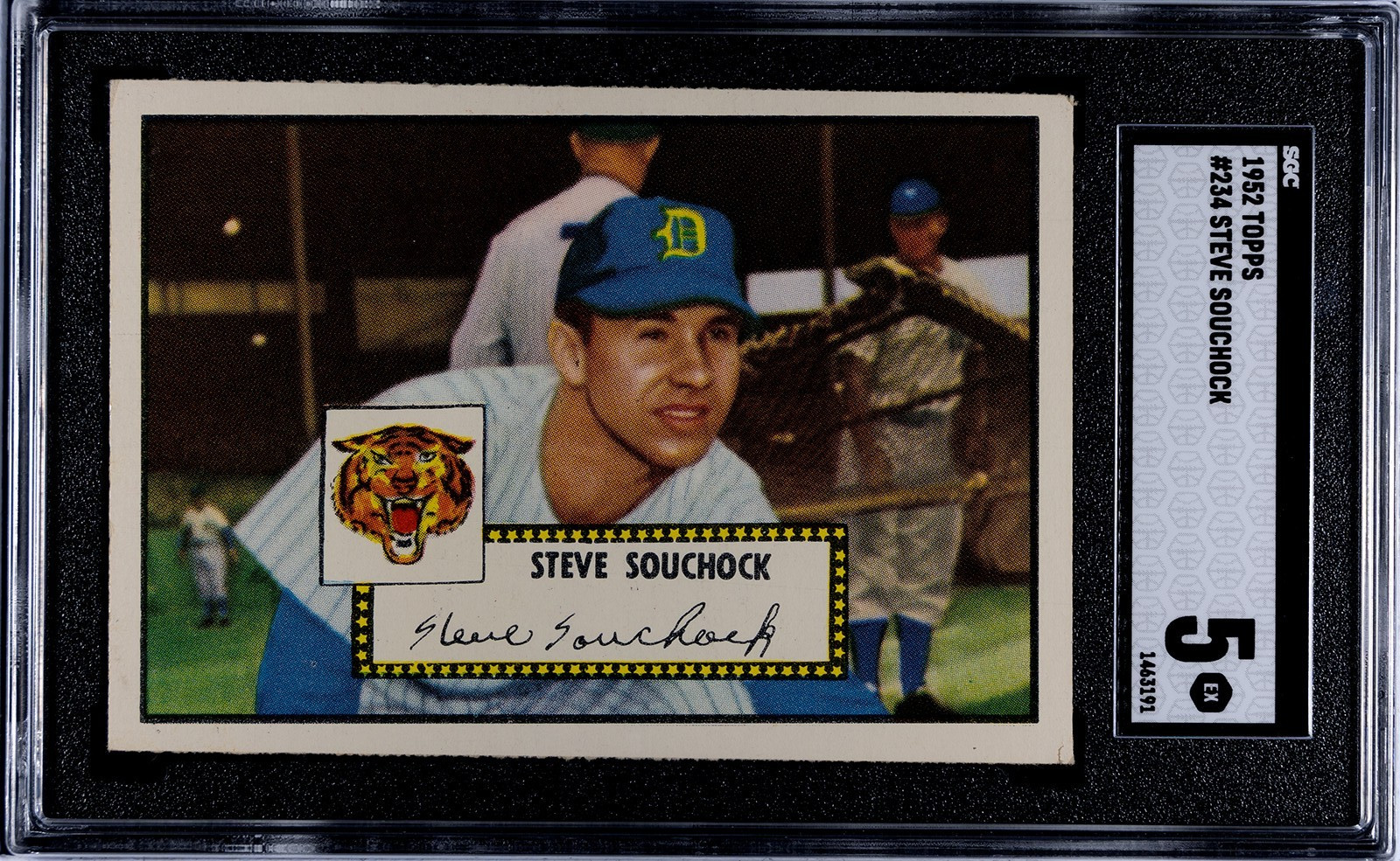 1952 Topps #234 Steve Souchock Detroit Tigers   EX  SGC 5