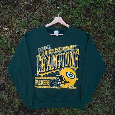 1995 Delta Pro Green Bay Packers NFC Central Division Champions Sweater Size L