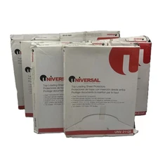 10 Boxes of 100 Universal Top-Load Poly Sheet Protectors, Standard Letter, Clear