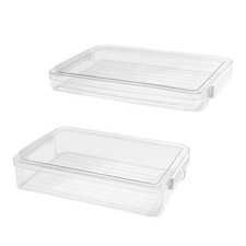 Clear Document Storage Box Filing Containers Paper Storage Box for Craft Photo