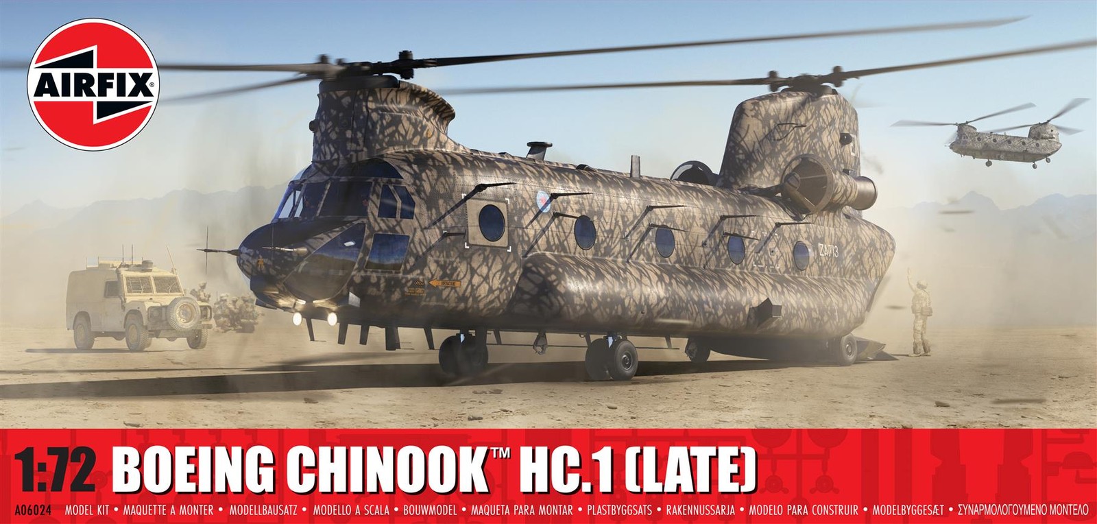 Airfix Boeing Chinook HC.1 (Late) A06024 1:72nd scale - Image 8
