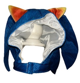 Sonic Costume Halloween Cosplay Boy Girl Unisex Size XL Blue Jumpsuit & Headgear