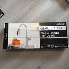 Glacier Bay Oswell One-Handle Pull-Down Sprayer Kitchen Faucet Stainless Steel