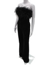 Nadine Merabi Women Sleeveless Square Neck Black Jumpsuit Size 2 — photo 2