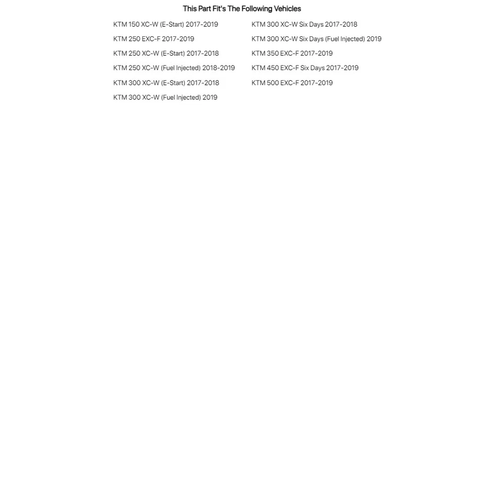 Acerbis Rear Fender 16 KTM Orange For KTM 250 EXC-F 2017-2019 Foto 2 de 4