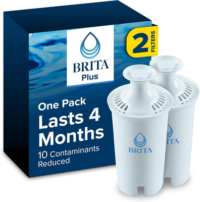 Brita plus Water Filter, Bpa-Free, High-Density Replacement Filter for Pitchers 
