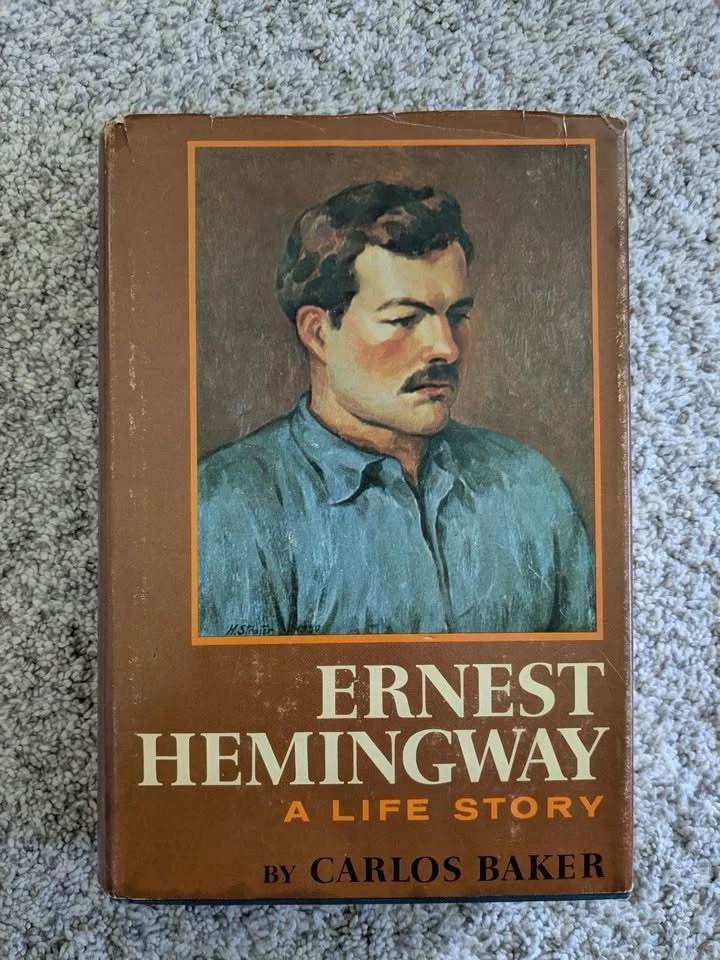 Lot Of 2 Vtg Ernest Hemingway Hardcover books Islands In the stream A Life Story - Image 2 of 4