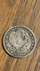 1892 BARBER QUARTER DOLLAR